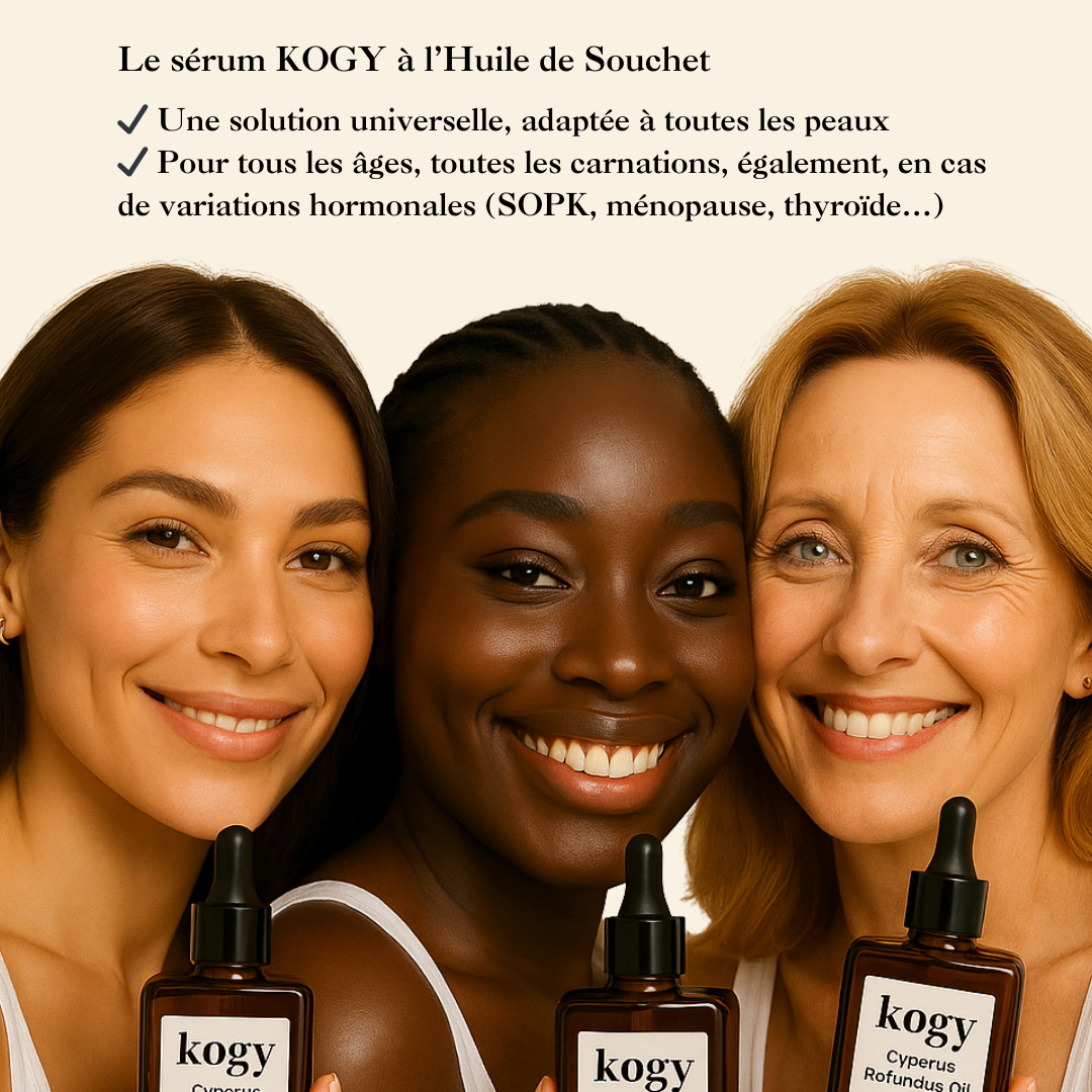 Huile de Souchet : Réduction naturelle de la pilosité