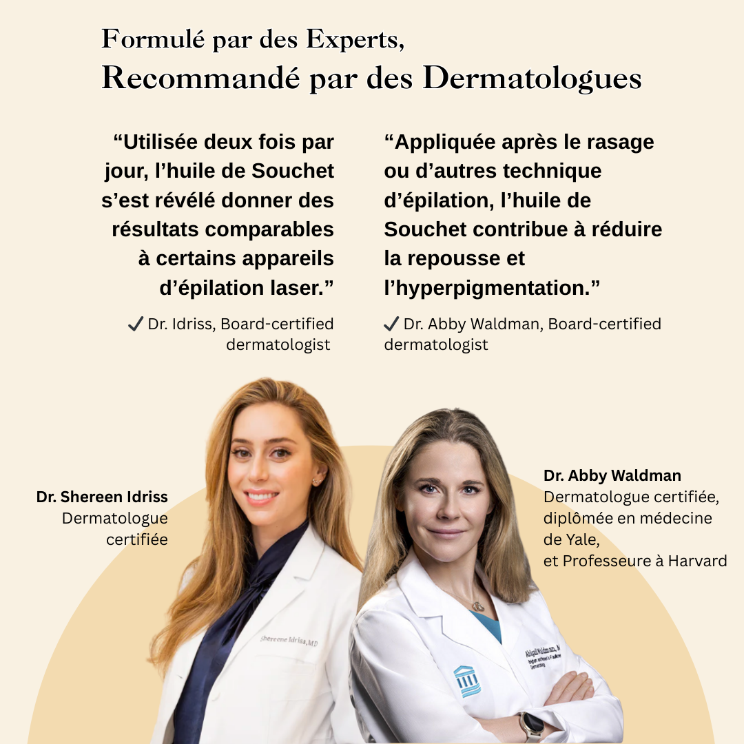 Huile de Souchet : Réduction naturelle de la pilosité